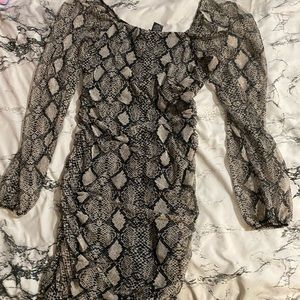 dress, not very long